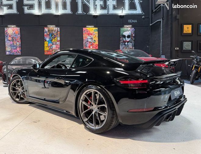 Porsche 718 CAYMAN GT4 420cv 4.0 FLAT-6 BVM | Malus  Noir de 2019