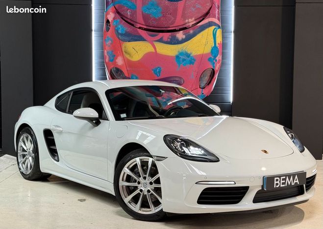 Porsche 718 CAYMAN 2.0l PDK 300CH | 1er Main Origine Blanc de 2017