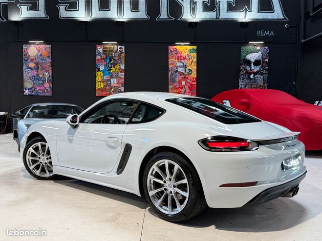 Porsche 718 CAYMAN 2.0l PDK 300CH | 1er Main Origine Blanc de 2017