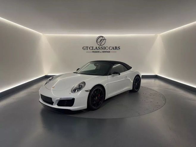 Porsche 911 991 2 CABRIOLET 3.0 420 CARRERA S Blanc Carrara Mtallise de 2016
