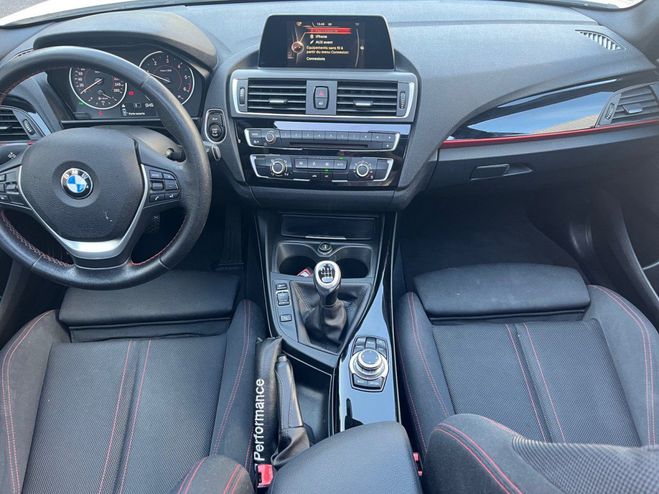 BMW Serie 1 F20 LCI 114d 95 ch Sport ? Toit Ouvrant  Blanc de 2016