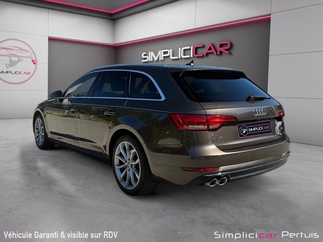 Audi A4 Avant 2.0 TDI 190 S tronic 7 Design Luxe Marron de 2016