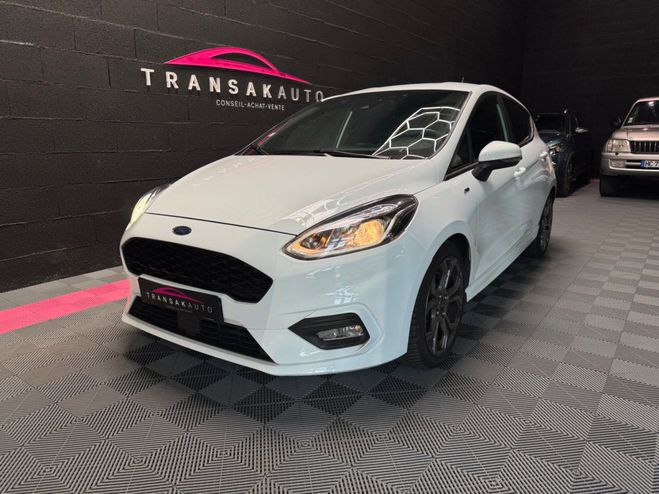 Ford Fiesta 1.0 EcoBoost 100 ch SS BVM6 ST-Line Blanc de 2019