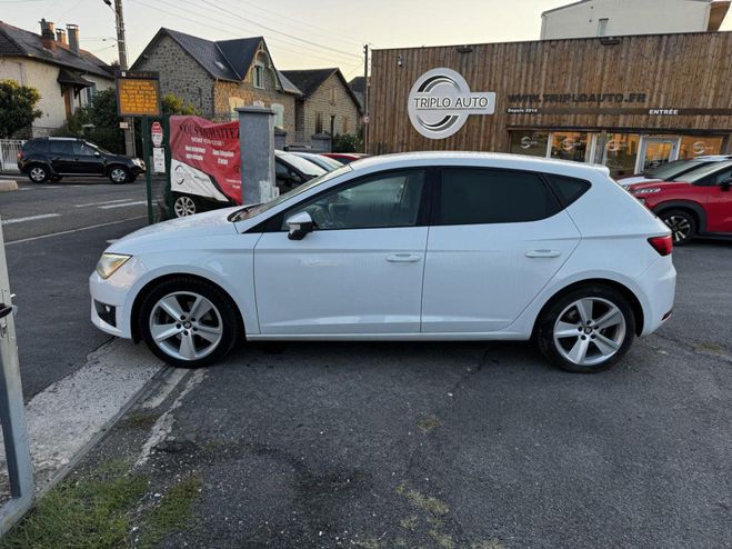 Seat Leon 1.4 TSI ACT - 150 S&S FR Gps   Clim   Ra BLANC de 2016
