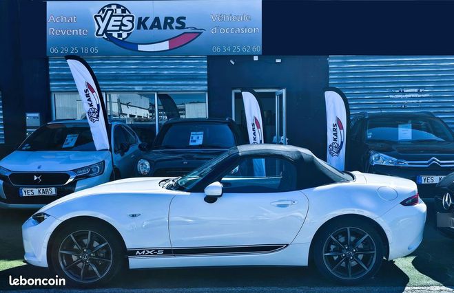 Mazda MX5 5 2.0 SKYACTIV-G 160 Slection-Moteur   Blanc de 2016