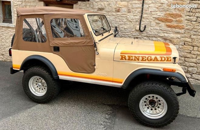 Jeep CJ5 CJ Renegade US stock, superbe Beige de 1982