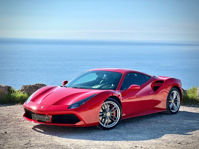 Cliquer pour voir la photo suivante Ferrari 488 GTB V8 F1 670 CV - MONACO Rosso Corsa de 2016