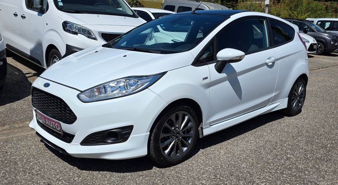 Ford Fiesta 1.0 ECOBOOST 100CH ST-LINE 2017 GPS RADA blanc de 2017