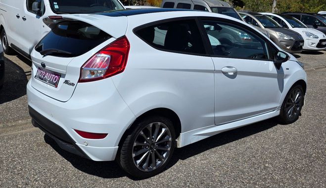 Ford Fiesta 1.0 ECOBOOST 100CH ST-LINE 2017 GPS RADA blanc de 2017