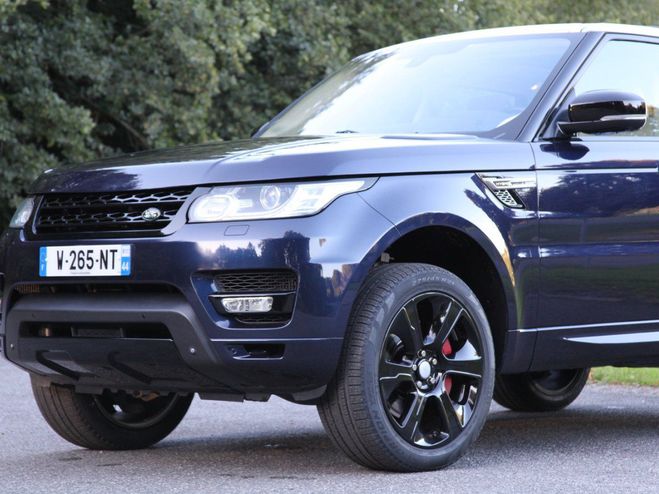 Land rover Range Rover Land rover Range Rover Sport II 3.0 SDV6 340 HYBRIDE AUTOBIOGRA Bleu Loire métallisé de 2015