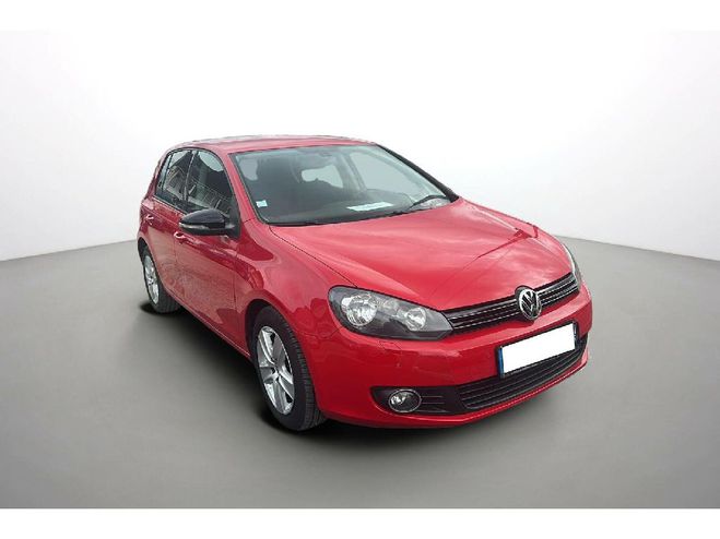 Volkswagen Golf VI 1.4 TSI 122 Confortline DSG7 Rouge de 2009