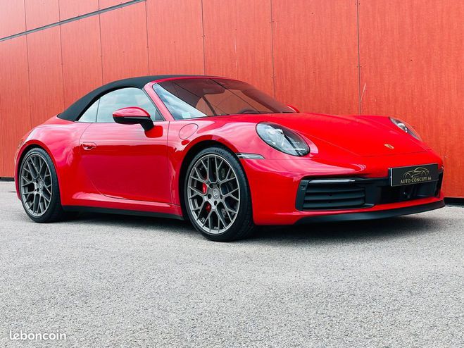Porsche 911 type 992 Cabriolet 3.0 450ch Carrera S P Rouge de 2019