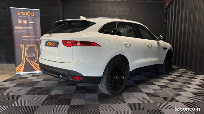 Jaguar F Pace 3.0 D 300 PRESTIGE AWD BVA Blanc de 2016