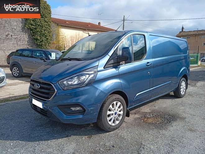 Ford Transit Custom Fourgon Boite Automatique 170 cv  Bleu de 2018