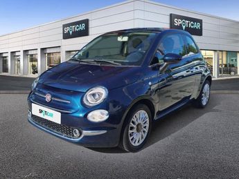  Voir détails -Fiat 500 1.2 8v 69ch Eco Pack Lounge Euro6d à Montpellier (34)