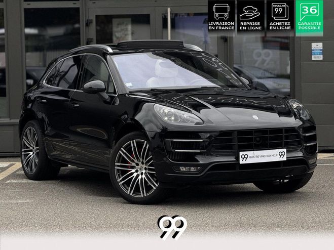 Porsche Macan TURBO 400CH 3.6 BURMESTER TO CAMERA CHRO NOIR INTENSE MTALLISE de 2015