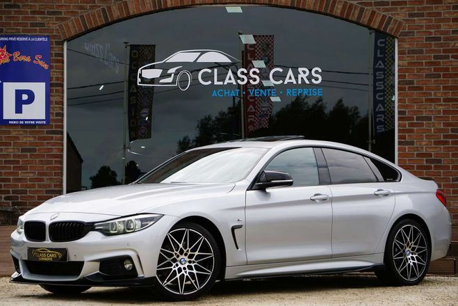 Cliquer pour voir la photo suivante BMW Serie 4 Gran Coupe 418 PACK M AUTO NAVI PDC TOIT Gris Métallisé de