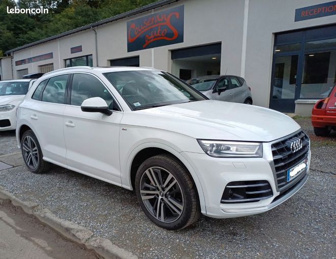 Cliquer pour voir la photo suivante Audi Q5 tdi 190 quattro s line tronic 7 Blanc de 2017