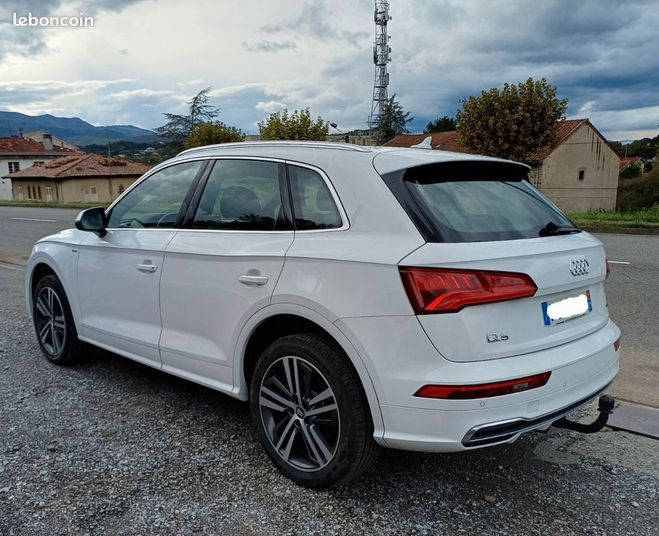 Audi Q5 tdi 190 quattro s line tronic 7 Blanc de 2017