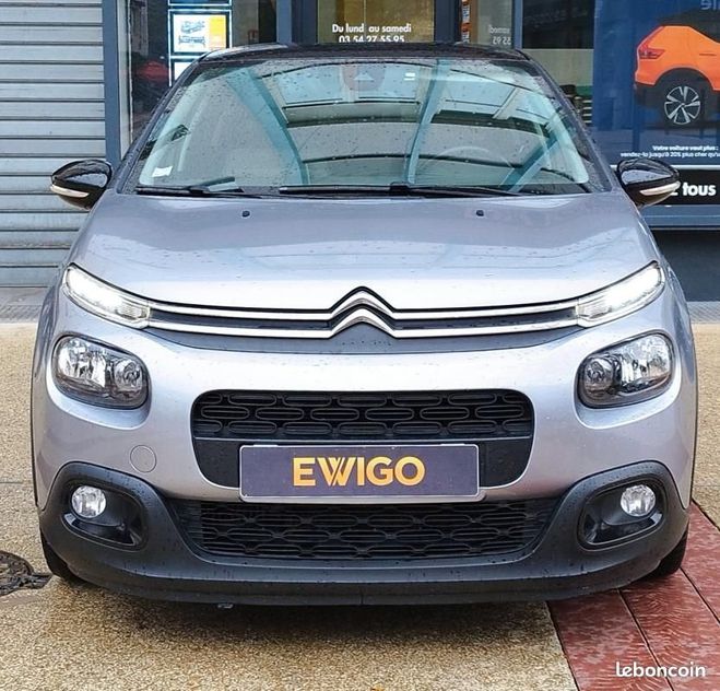 Citroen C3 1.2 110CH SHINE S-S CARPLAY SIEGES CHAUF Gris de 2018