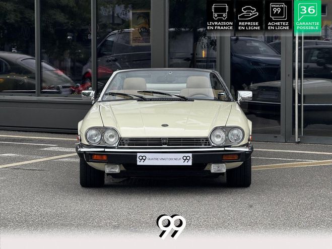 Jaguar XJS Cabriolet 5.3i V12 - BVA . PHASE 2 BLANC - Crme de 1989