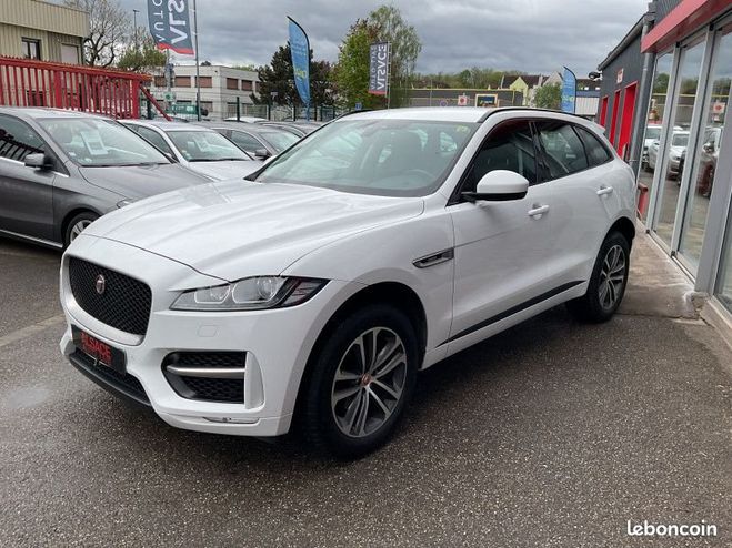 Jaguar F Pace 2.0D 180CH R-SPORT AWD BVA8 Blanc de 2018
