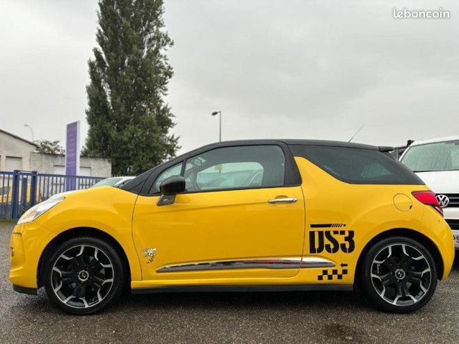Citroen DS3 1.6 THP 155CH SPORT CHIC Jaune de 2012