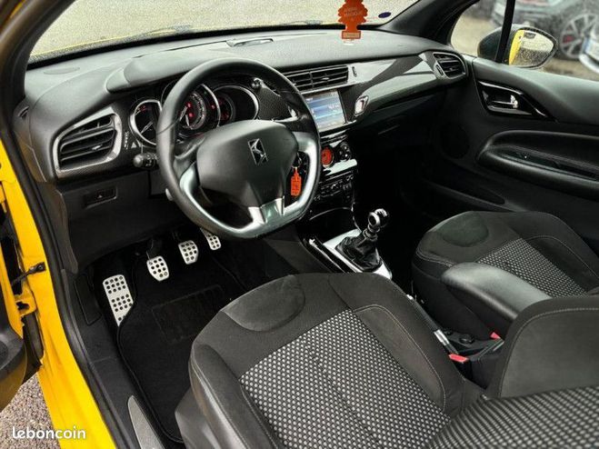 Citroen DS3 1.6 THP 155CH SPORT CHIC Jaune de 2012