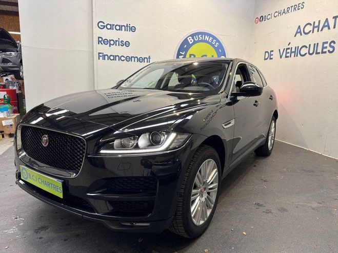 Jaguar F Pace V6 3.0D 300CH PORTFOLIO 4X4 BVA8 Noir de 2016