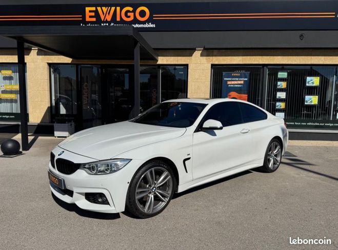 BMW Serie 4 COUPE 2.0 420 D 184CH M-SPORT XDRIVE BVA Blanc de 2014