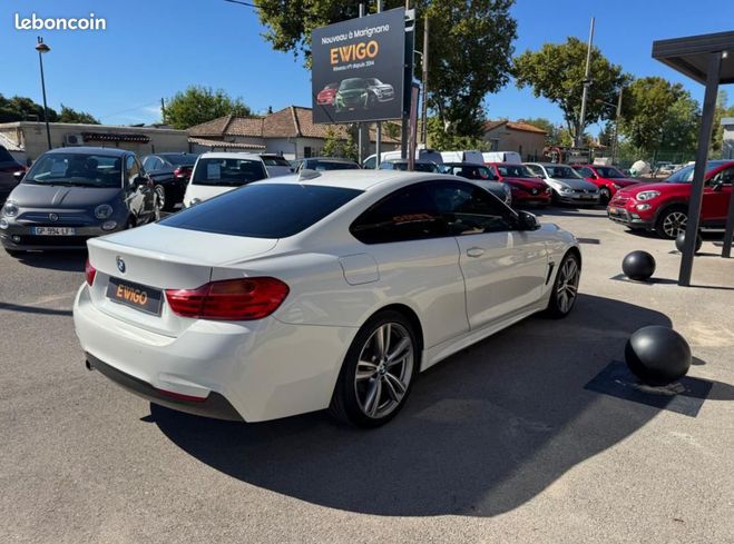BMW Serie 4 COUPE 2.0 420 D 184CH M-SPORT XDRIVE BVA Blanc de 2014