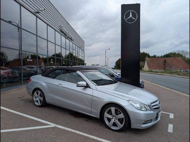 Mercedes Classe E Cabriolet 350 CDI BE Executive 7GTro Argent Iridium de 2012