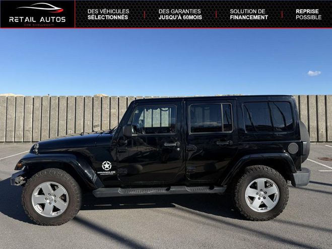 Jeep Wrangler UNLIMITED 2.8 CRD 200ch FAP Sahara BVA Noir mtallis de 2013