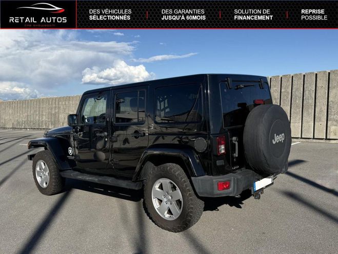 Jeep Wrangler UNLIMITED 2.8 CRD 200ch FAP Sahara BVA Noir mtallis de 2013