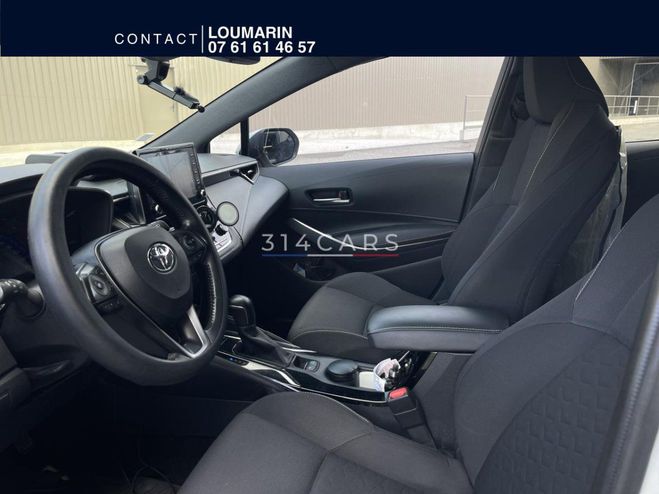Toyota Corolla Hybride 122cv - BV CVT 2019 BERLINE Desi BLANC de 2019
