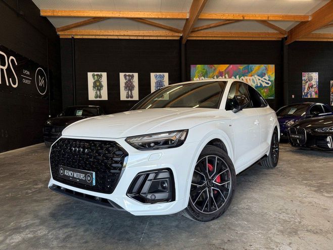Cliquer pour voir la photo suivante Audi Q5 Sportback 50 TFSI e Quattro 299 Ch S-lin Blanc de 2023