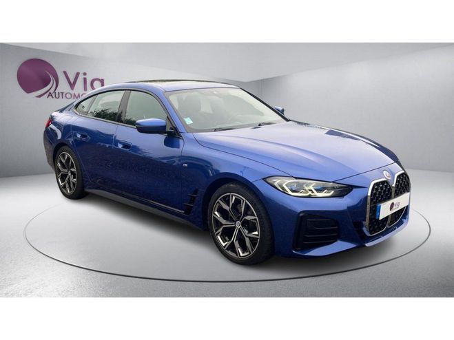 BMW Serie 4 Gran Coupe 420d M Sport BVA - ENTRETIEN  Bleu de 2022