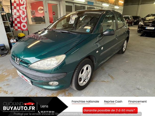 Peugeot 206 1.6 ROLAND GARROS 110 CH // BOITE AUTOMA Vert Fonc Verni de 2001