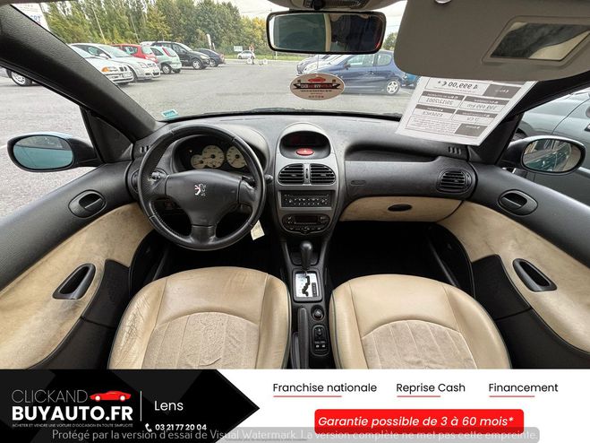 Peugeot 206 1.6 ROLAND GARROS 110 CH // BOITE AUTOMA Vert Fonc Verni de 2001
