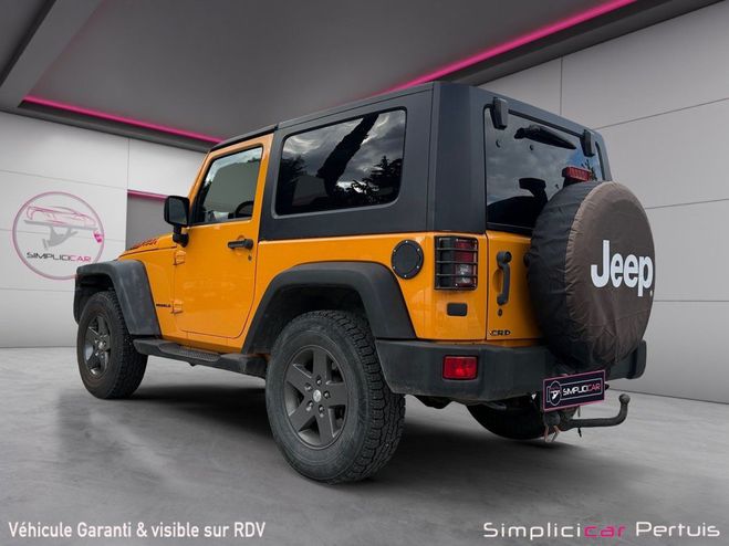 Jeep Wrangler 2.8 CRD 200 Mountain hartop avec bache m Orange de 2012