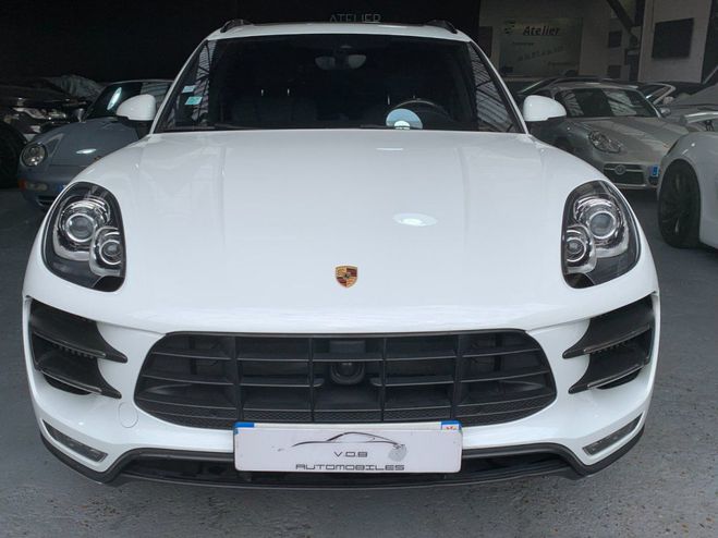 Porsche Macan TURBO 3.6 400CV / PANO / CHRONO /PSE /BU Blanc de 2015