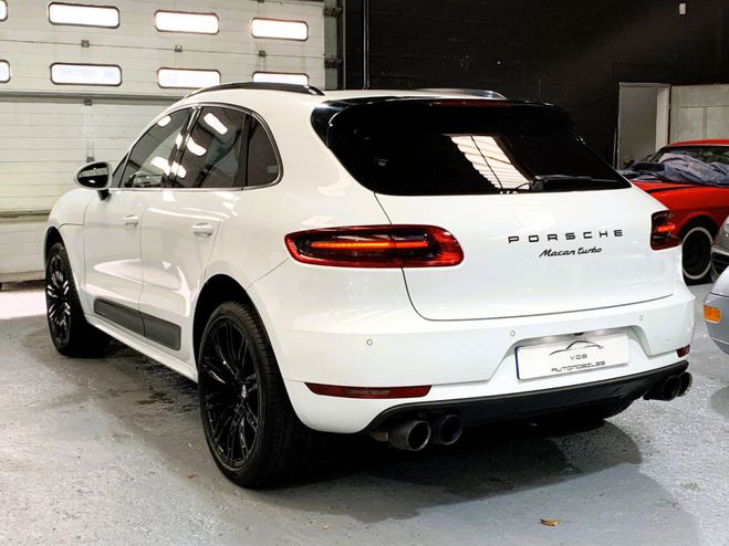 Porsche Macan TURBO 3.6 400CV / PANO / CHRONO /PSE /BU Blanc de 2015