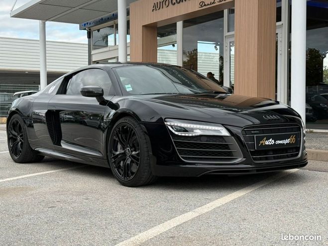 Cliquer pour voir la photo suivante Audi R8 5.2 fsi v10 plus 550 ch stronic Noir de 2013