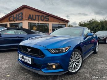  Voir détails -Ford Mustang V8 5.0 GT FASTBACK BLEU BANDES GRISE PAC à Rixheim (68)