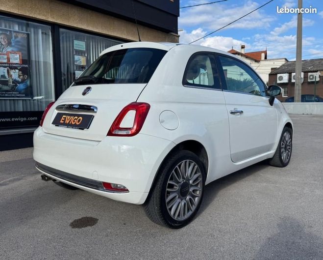 Fiat 500 1.2 69CH ECO PACK CLUB TOIT PANORAMIQUE Blanc de 2018