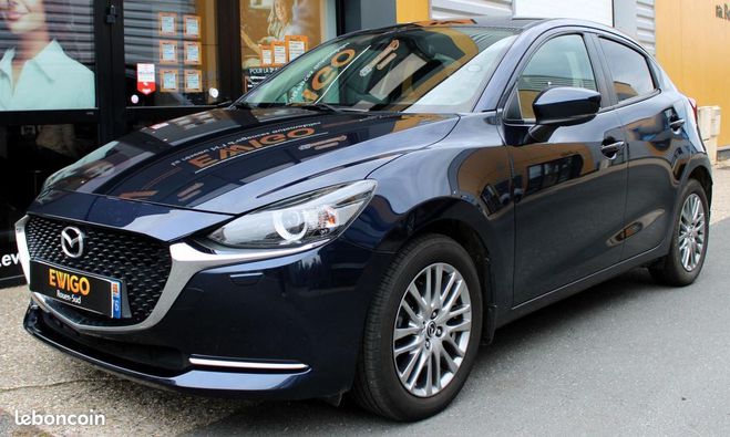 Mazda 2 1.5 SKYACTIV-G M HYBRID 90 ch SELECTION Bleu de 2021