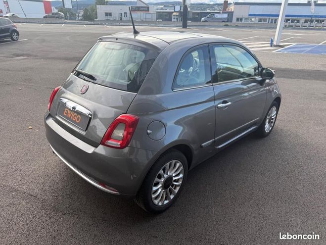 Fiat 500 1.2 70CH LOUNGE Gris de 2016