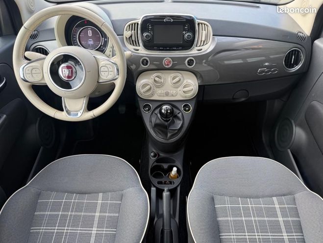 Fiat 500 1.2 70CH LOUNGE Gris de 2016