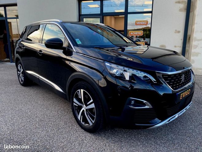 Peugeot 5008 GENERATION-II 1.5 BLUEHDI 130 GT LINE EA Noir de 2019