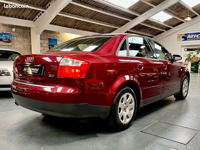 Audi A4 2.0L 130 ch 34 860 kms certifis Premir Rouge de 2002